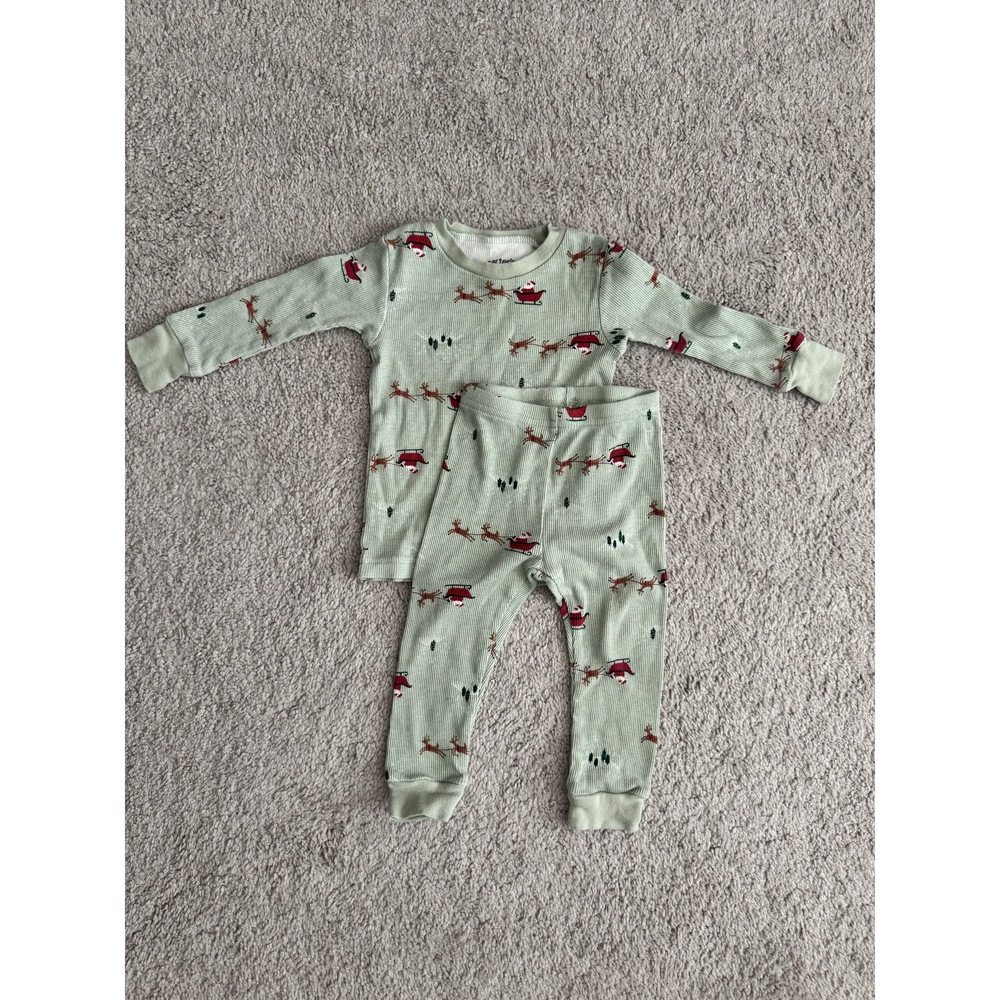 Carter's Christmas Green Set Size 12mo